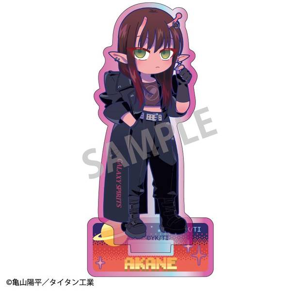【3月予約】銀河特急 ミルキー☆サブウェイ オーロラミニアクリルスタンド アカネ キャラグッズ 4550432318694