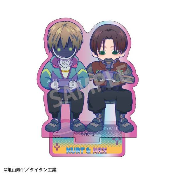 【3月予約】銀河特急 ミルキー☆サブウェイ オーロラミニアクリルスタンド カート＆マックス キャラグッズ 4550432318755