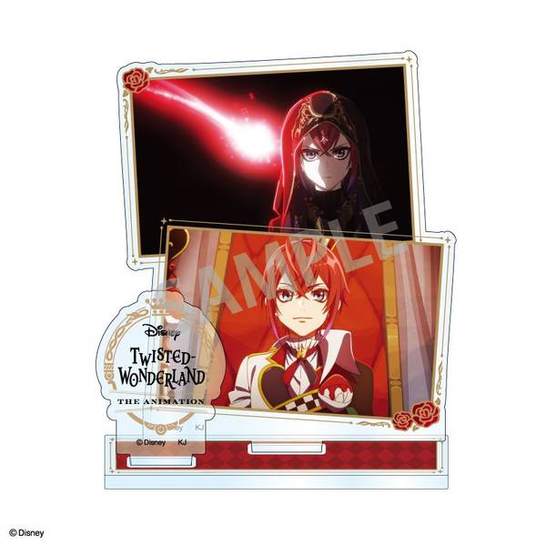 【4月予約】『ディズニー ツイステッドワンダーランド ザ アニメーション』 名場面アクリルスタンド リドル・ローズハート キャラグッズ 4550432319134