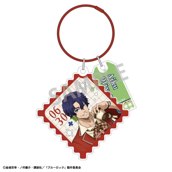 ブルーロック ワイヤーリングアクリルキーホルダー オリヴァ・愛空／カントリーファッション