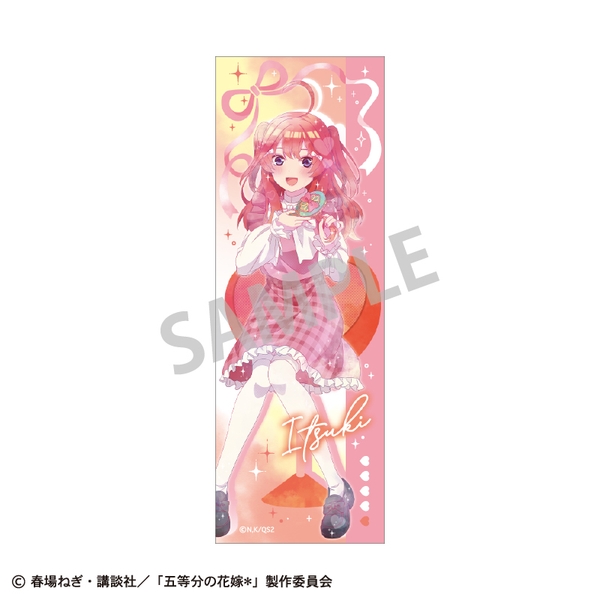 五等分の花嫁＊ ロングスクエア缶バッジ 中野五月／メイクアップ カミアニTOUCH