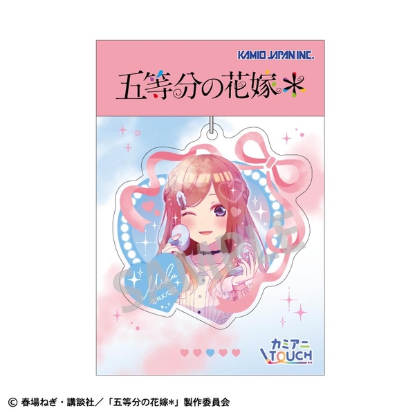 五等分の花嫁＊ アクリルキーホルダー 中野三玖／メイクアップ カミアニTOUCH