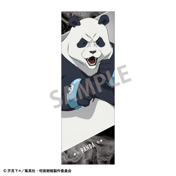 呪術廻戦 ロングスクエア缶バッジ パンダ