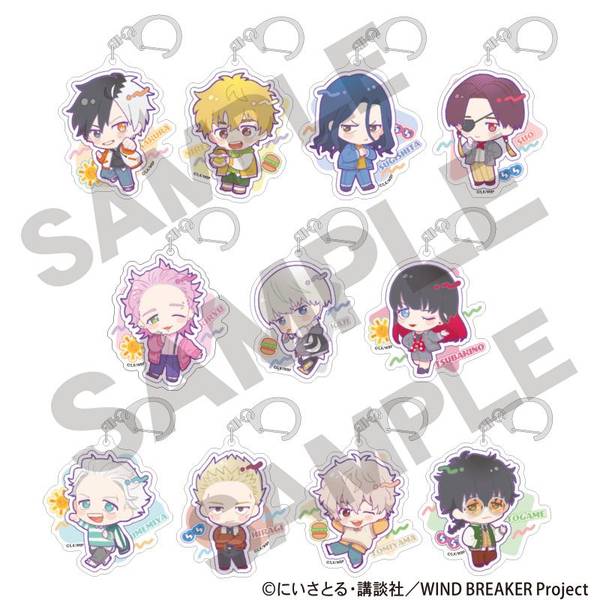 【5月予約】WIND BREAKER トレーディングアクリルキーホルダー アメリカンポップ 11個入BOX キャラグッズ 4550451303817