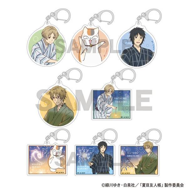 【11月予約】夏目友人帳 トレーディングアクリルキーホルダー 花火 8個入BOX キャラグッズ 4550451310952