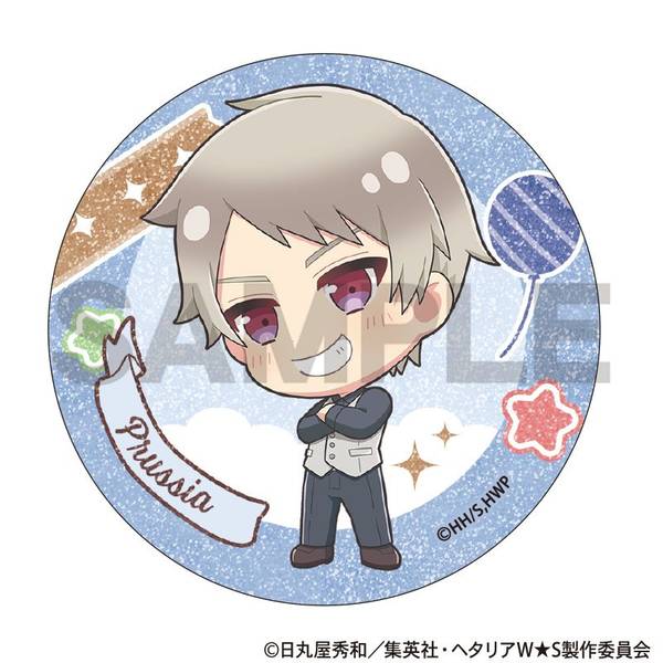 ヘタリア World☆Stars トレーディンググリッター缶バッジ ちま