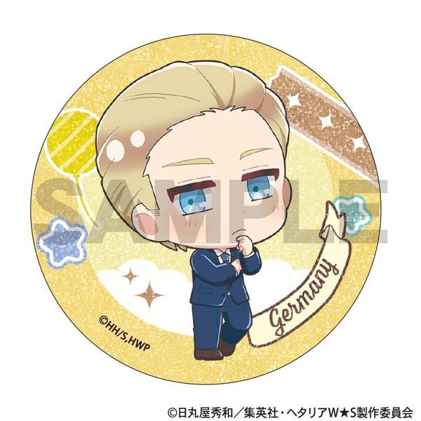 ヘタリア World★Stars トレーディングスクエア缶バッジ ドイツ ヘタリア World☆Stars トレーディング缶バッジ（単品）