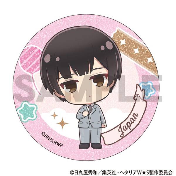 ヘタリア World★Stars ブラックフォーマル 日本　缶バッジ　10個 9b958471661140f60df1505af21a92