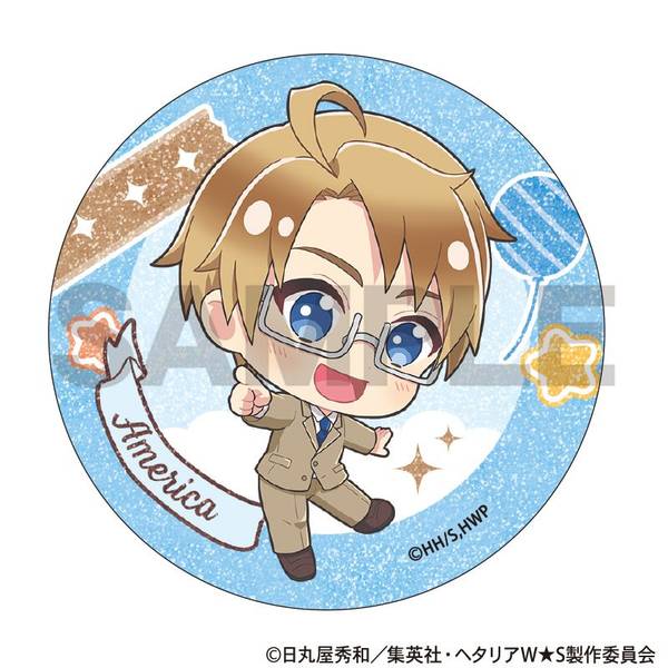 ヘタリア World★Stars ブラックフォーマル 日本　缶バッジ　10個 予約商品10月下旬発送】ヘタリア World☆Stars アート缶バッジ＿