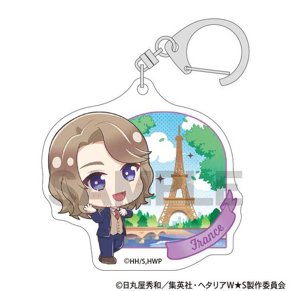 ヘタリア アクリルキーホルダー 10個セット ヘタリア The World Twinkle」 トレーディングアクリル