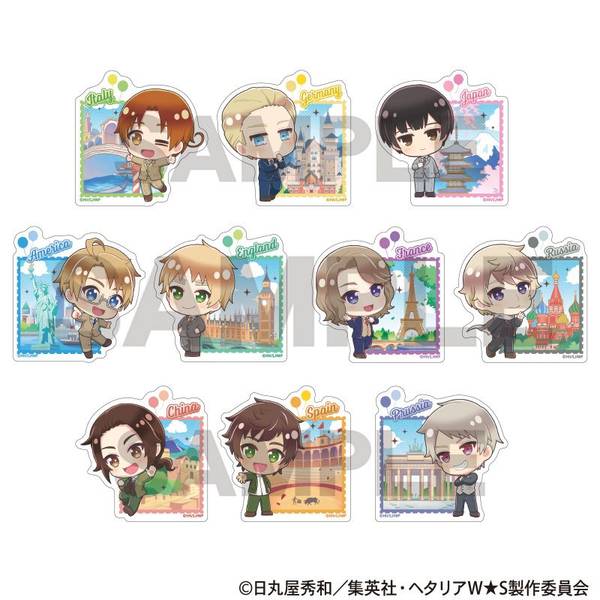 ヘタリア World☆Stars トレーディングアクリルキーホルダー ち