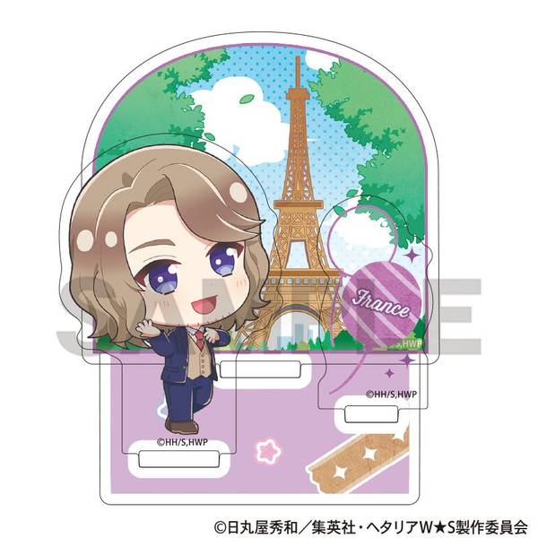 【10月予約】ヘタリア World★Stars ジオラマアクリルスタンド フランス ちまにわ キャラグッズ 4550451321774
