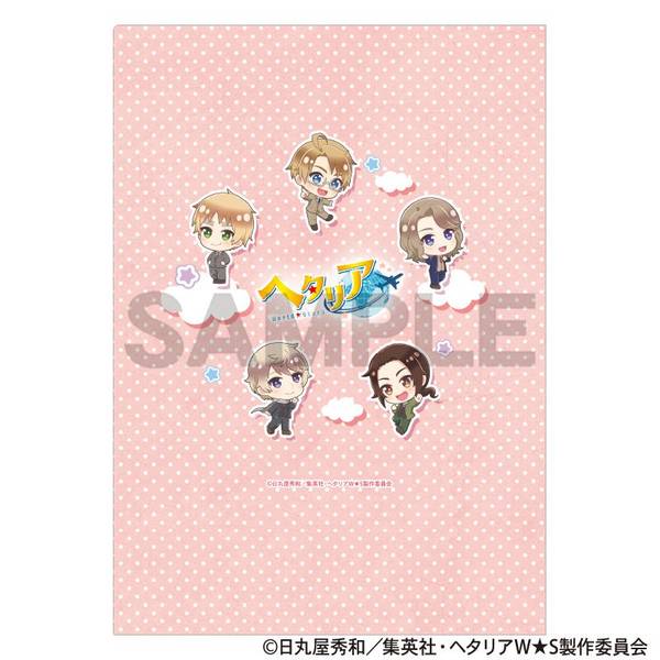 ヘタリア World☆Stars シングルクリアファイル ピンク ちまにわ