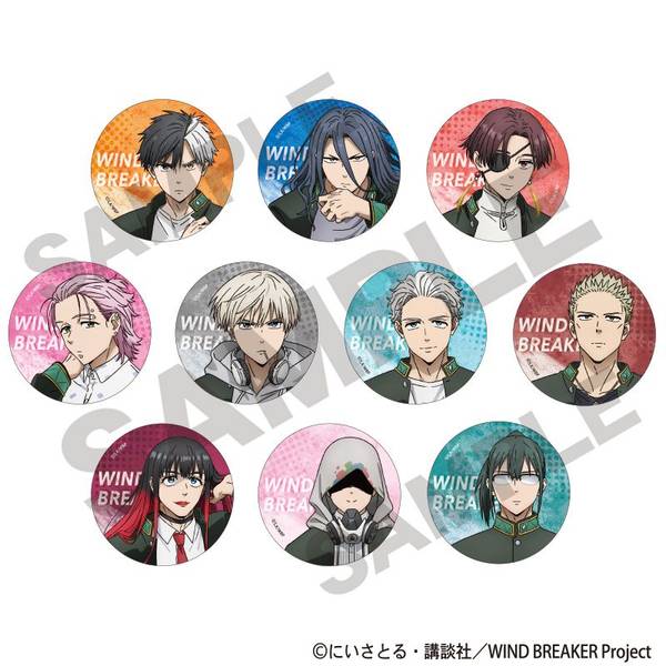 【8月予約】WIND BREAKER トレーディング缶バッジ 10個入BOX キャラグッズ 4550451325918