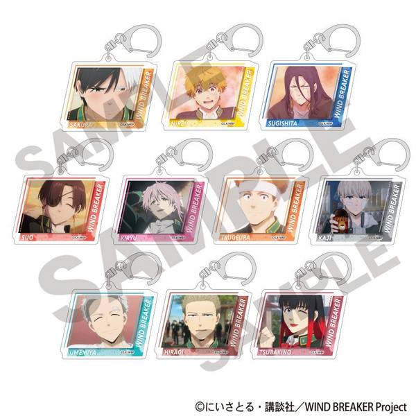 【8月予約】WIND BREAKER トレーディングアクリルキーホルダー 10個入BOX キャラグッズ 4550451325925