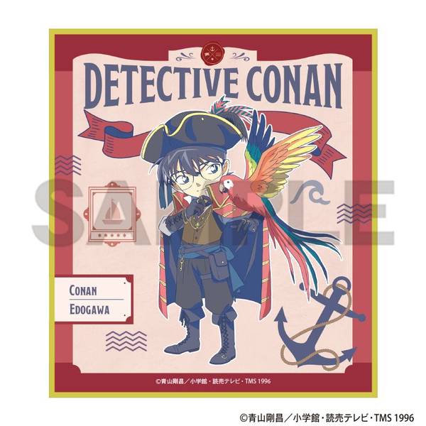 名探偵コナン トレーディングミニ色紙 船乗り クラパレット 10個入BOX