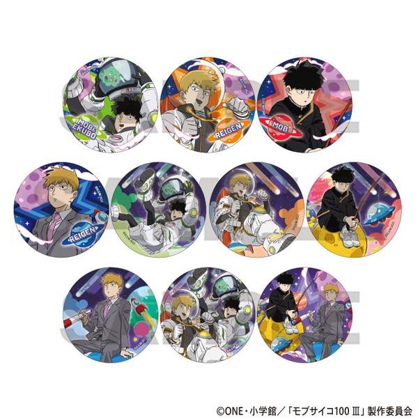 【10月予約】モブサイコ100 III トレーディング缶バッジ 宇宙 10個入BOX キャラグッズ 4550451326649