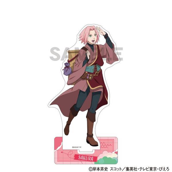 NARUTO-ナルト- 疾風伝 アート缶バッジ 春野サクラ 旅人