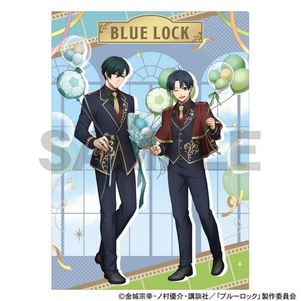 【2月予約】ブルーロック シングルクリアファイル 潔＆凛 バルーン キャラグッズ 4550451362753