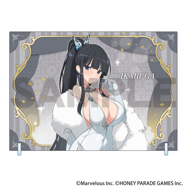 シノビマスター 閃乱カグラ NEW LINK A4アクリルパネル 斑鳩 パーティードレス
