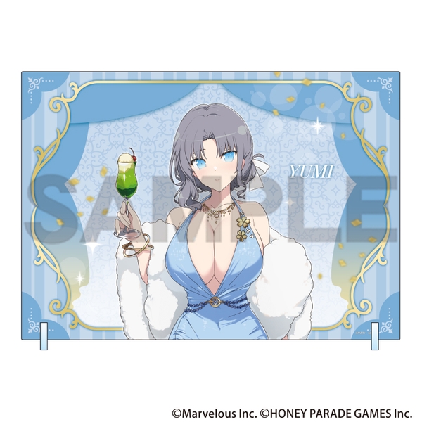 シノビマスター 閃乱カグラ NEW LINK A4アクリルパネル 雪泉 パーティードレス