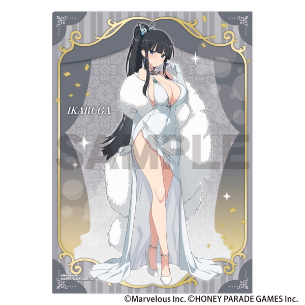 シノビマスター 閃乱カグラ NEW LINK シングルクリアファイル 斑鳩 パーティードレス