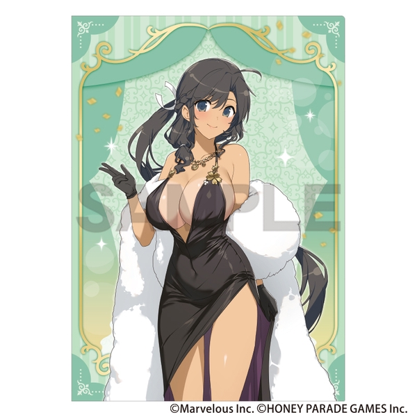 シノビマスター 閃乱カグラ NEW LINK シングルクリアファイル 焔 パーティードレス