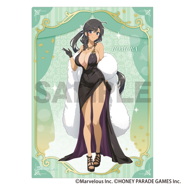 シノビマスター 閃乱カグラ NEW LINK シングルクリアファイル 焔 パーティードレス