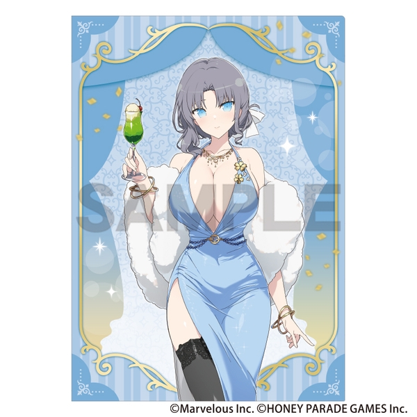 シノビマスター 閃乱カグラ NEW LINK シングルクリアファイル 雪泉 パーティードレス