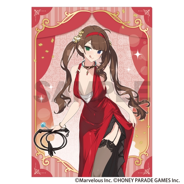 シノビマスター 閃乱カグラ NEW LINK シングルクリアファイル 両備 パーティードレス