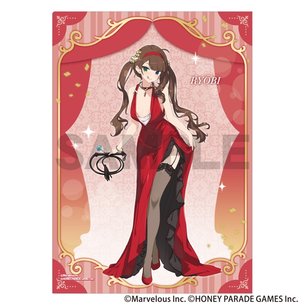シノビマスター 閃乱カグラ NEW LINK シングルクリアファイル 両備 パーティードレス