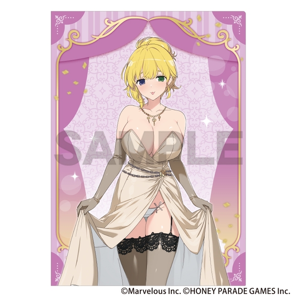 シノビマスター 閃乱カグラ NEW LINK シングルクリアファイル 両奈 パーティードレス