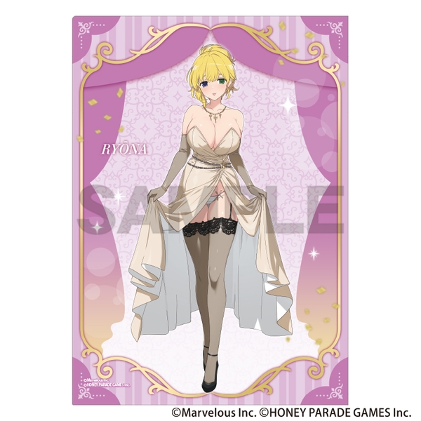シノビマスター 閃乱カグラ NEW LINK シングルクリアファイル 両奈 パーティードレス