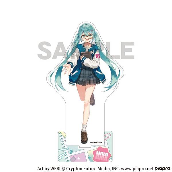 【3月予約】初音ミク アクリルスタンド 初音ミク メガネスタイル キャラグッズ 4550451382263