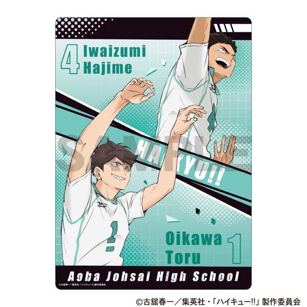 【3月予約】ハイキュー!! 下敷き 青葉城西高校 キャラグッズ 4550451382690