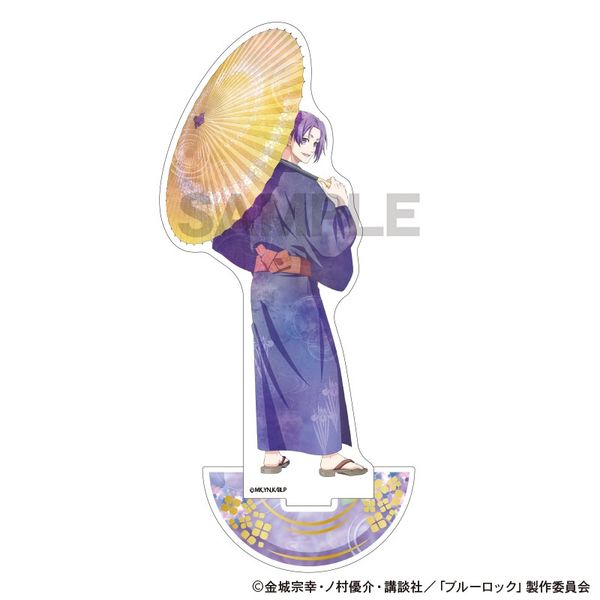 【4月予約】ブルーロック 箔押しアクリルスタンド 御影玲王 五月雨 ニュアンスカラー キャラグッズ 4550451394556