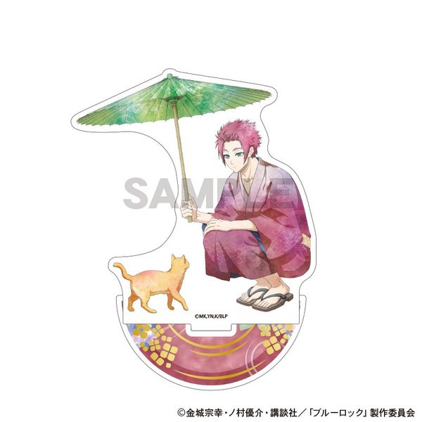 【4月予約】ブルーロック 箔押しアクリルスタンド 糸師冴 五月雨 ニュアンスカラー キャラグッズ 4550451394570