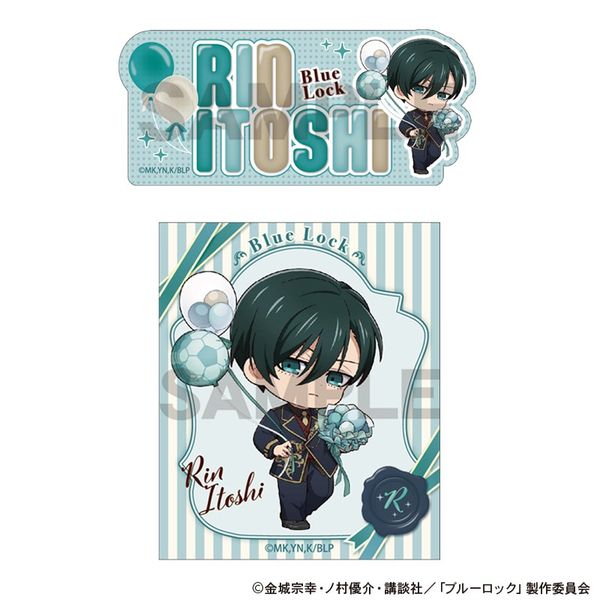 【4月予約】ブルーロック ステッカーセット 糸師凛 バルーンミニキャラ キャラグッズ 4550451397908