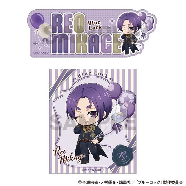 【4月予約】ブルーロック ステッカーセット 御影玲王 バルーンミニキャラ キャラグッズ 4550451397939