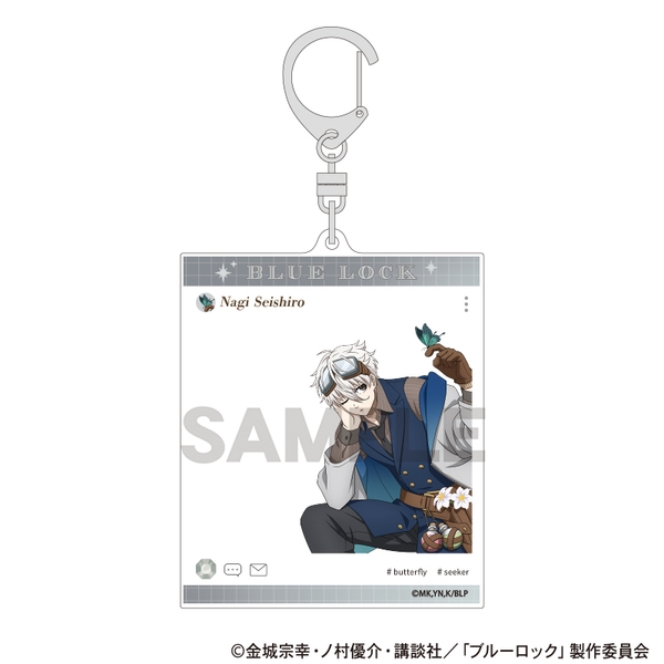 ブルーロック SNS風アクリルキーホルダー 凪誠士郎 シーカー