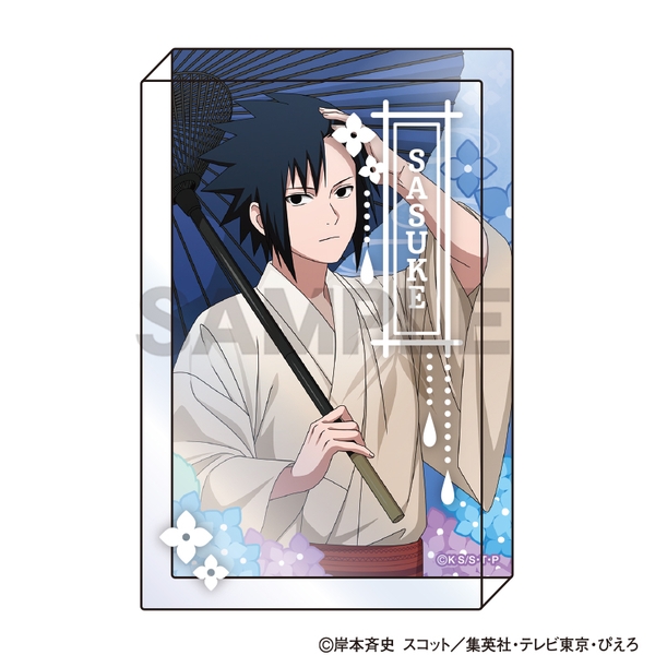 NARUTO-ナルト- 疾風伝 アクリルブロック うちはサスケ 五月雨