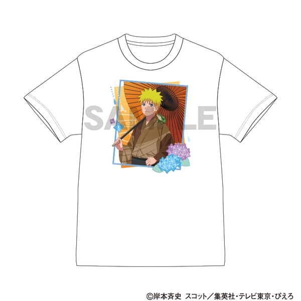 NARUTO-ナルト- 疾風伝 Tシャツ うずまきナルト 五月雨