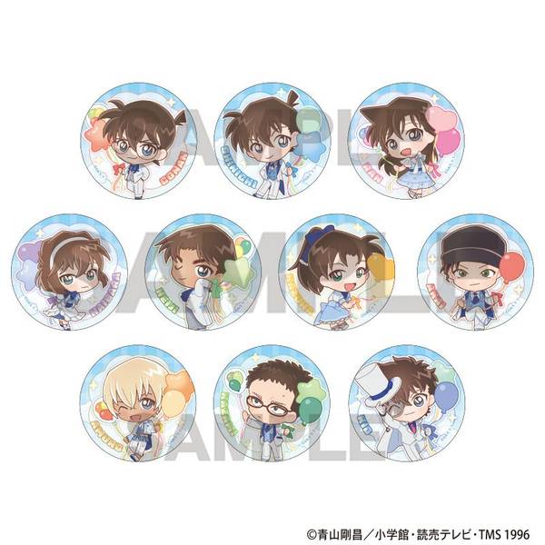 【11月予約】名探偵コナン トレーディング缶バッジ バルーン ミニキャラ 10個入BOX キャラグッズ 4550451901549