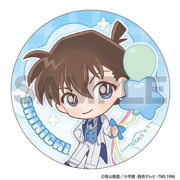 コナン　ミニキャラ　オリジナル缶バッジ　ミニゲーム　20枚 予約商品11月中旬発送】名探偵コナン グリッターアート缶バッジ