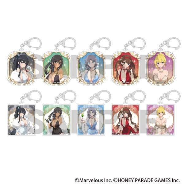 シノビマスター 閃乱カグラ NEW LINK トレーディングアクリルキーホルダー 10個入BOX