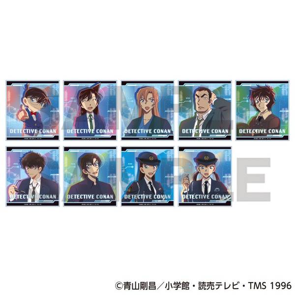 【4月予約】名探偵コナン トレーディングミニ色紙 9個入BOX キャラグッズ 4550451902737