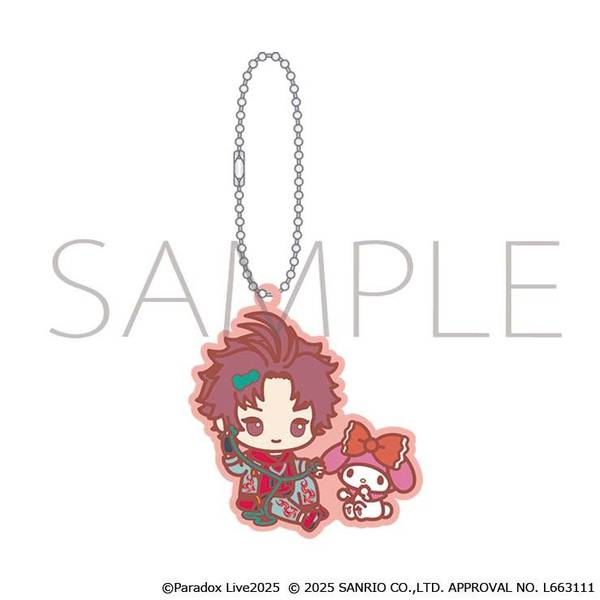 【12月予約】Paradox Live ラバーキーホルダー／朱雀野 アレン×マイメロディ サンリオキャラクターズ キャラグッズ 4550621053085