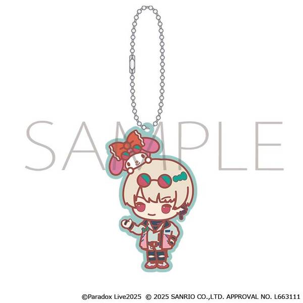 【12月予約】Paradox Live ラバーキーホルダー／燕 夏準×マイメロディ サンリオキャラクターズ キャラグッズ 4550621053092