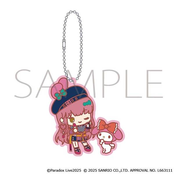 【12月予約】Paradox Live ラバーキーホルダー／アン・フォークナー×マイメロディ サンリオキャラクターズ キャラグッズ 4550621053108