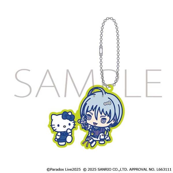 【12月予約】Paradox Live ラバーキーホルダー／棗 リュウ×ハローキティ サンリオキャラクターズ キャラグッズ 4550621053139